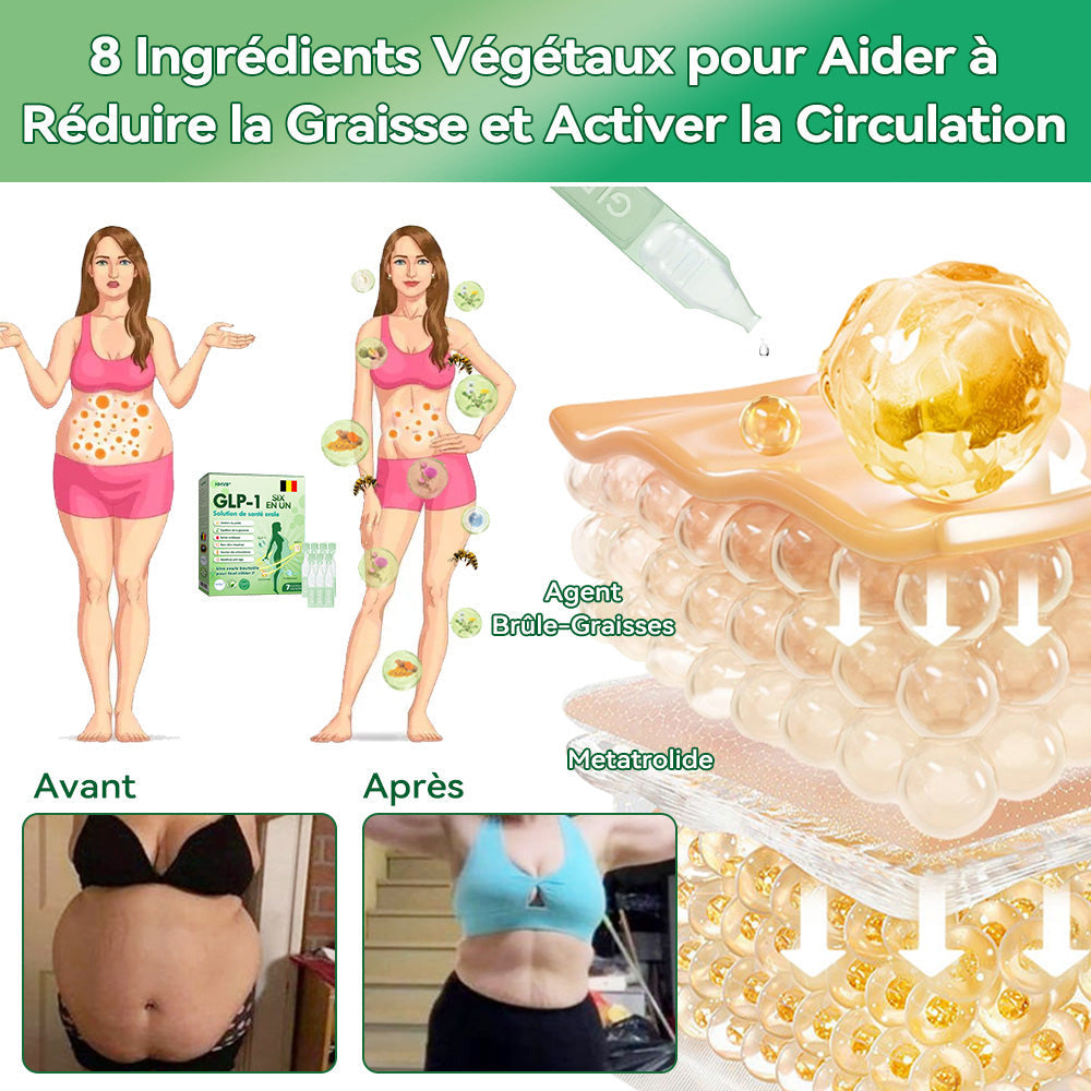 Magasin officiel | 𝑯𝑯𝑽𝑩®💖💖𝑮𝑳𝑷-1 SIX EN-UN Solution de santé orale (Juste une dose par jour, changements visibles en 7 jours) ✅ Pour l'obésité, la santé cardiovasculaire, le diabète, l'apnée du sommeil, les problèmes articulaires et plus encore.
