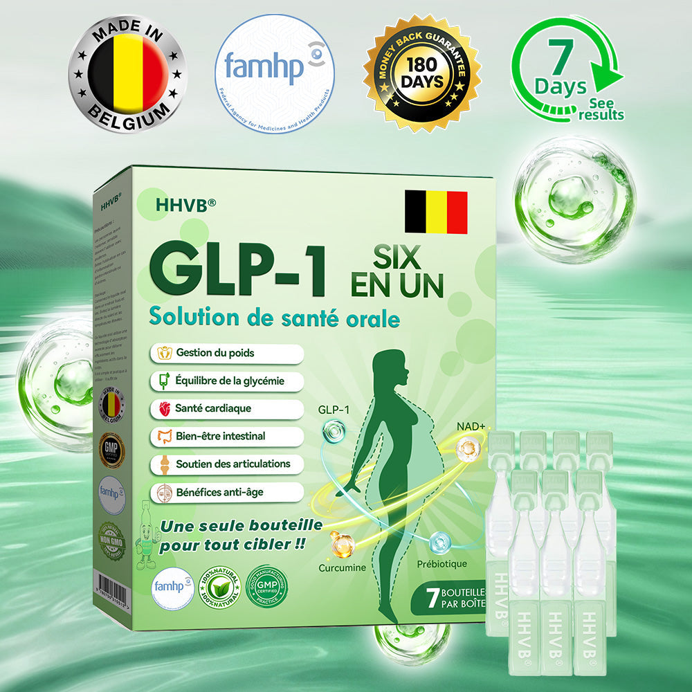Magasin officiel | 𝑯𝑯𝑽𝑩®💖💖𝑮𝑳𝑷-1 SIX EN-UN Solution de santé orale (Juste une dose par jour, changements visibles en 7 jours) ✅ Pour l'obésité, la santé cardiovasculaire, le diabète, l'apnée du sommeil, les problèmes articulaires et plus encore.