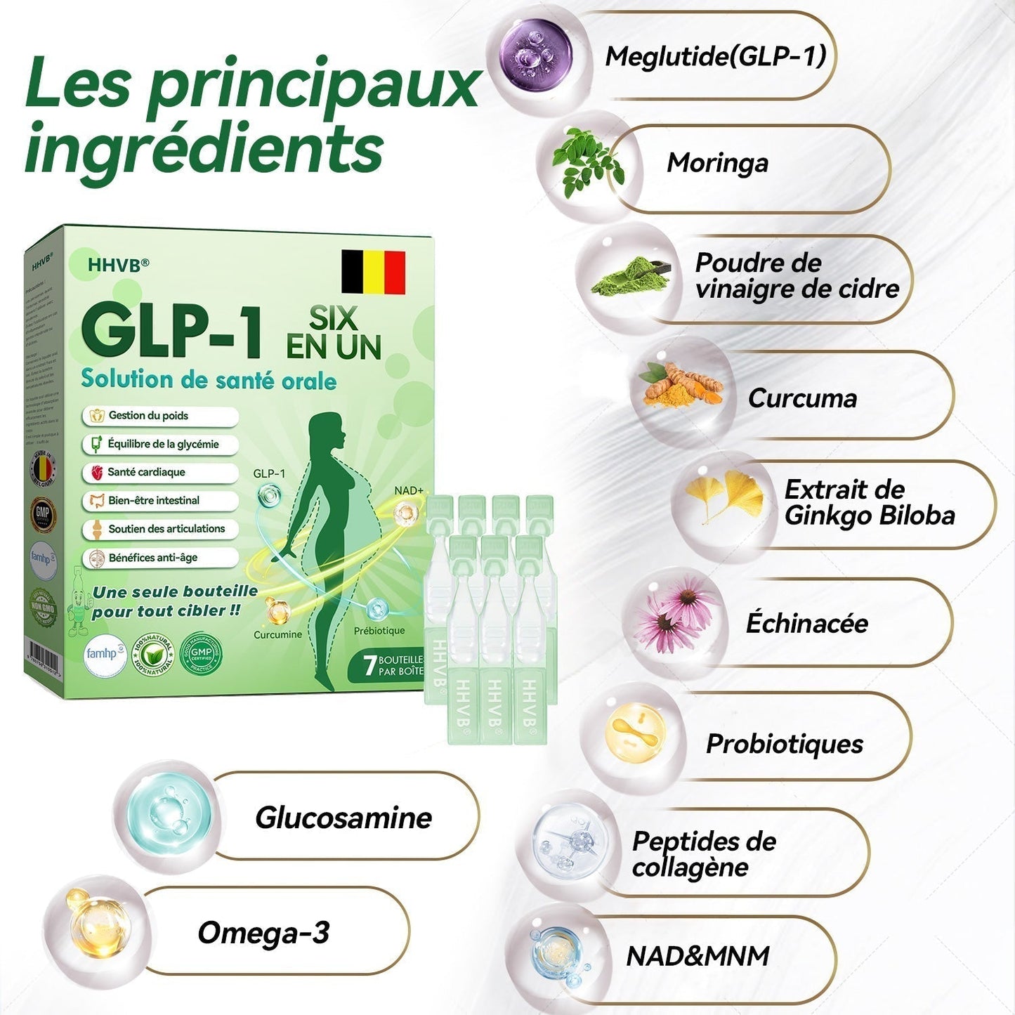 Magasin officiel | 𝑯𝑯𝑽𝑩®💖💖𝑮𝑳𝑷-1 SIX EN-UN Solution de santé orale (Juste une dose par jour, changements visibles en 7 jours) ✅ Pour l'obésité, la santé cardiovasculaire, le diabète, l'apnée du sommeil, les problèmes articulaires et plus encore.